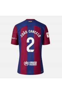 Fotbalové Dres Barcelona Joao Cancelo #2 Dámské Domácí Oblečení 2023-24 Krátký Rukáv